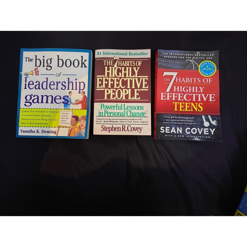 7 Habits of‎ Highly Effective People Teens Big Book of Leadership Games Bundle